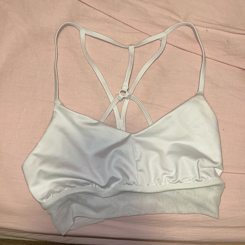 Ivory Alo Mesh Bra Size S